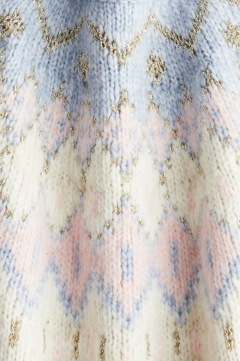 Jacquard-Knit Sweater