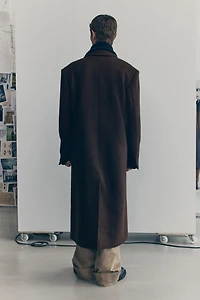 Double-Breasted Wool Coat