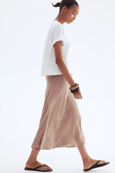 Flared Slip Skirt