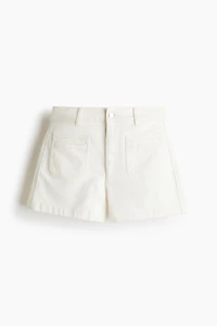 High-Waist Denim Shorts