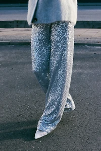 Pantalon à sequins
