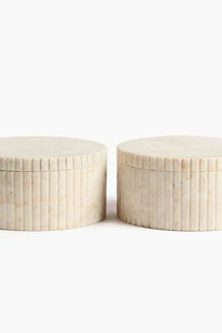 Marble Box with Lid