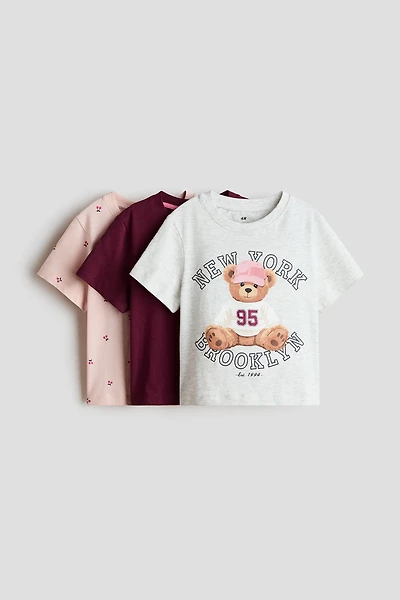 3-Pack Printed T-Shirts