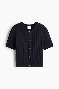 Cable-Knit Cardigan
