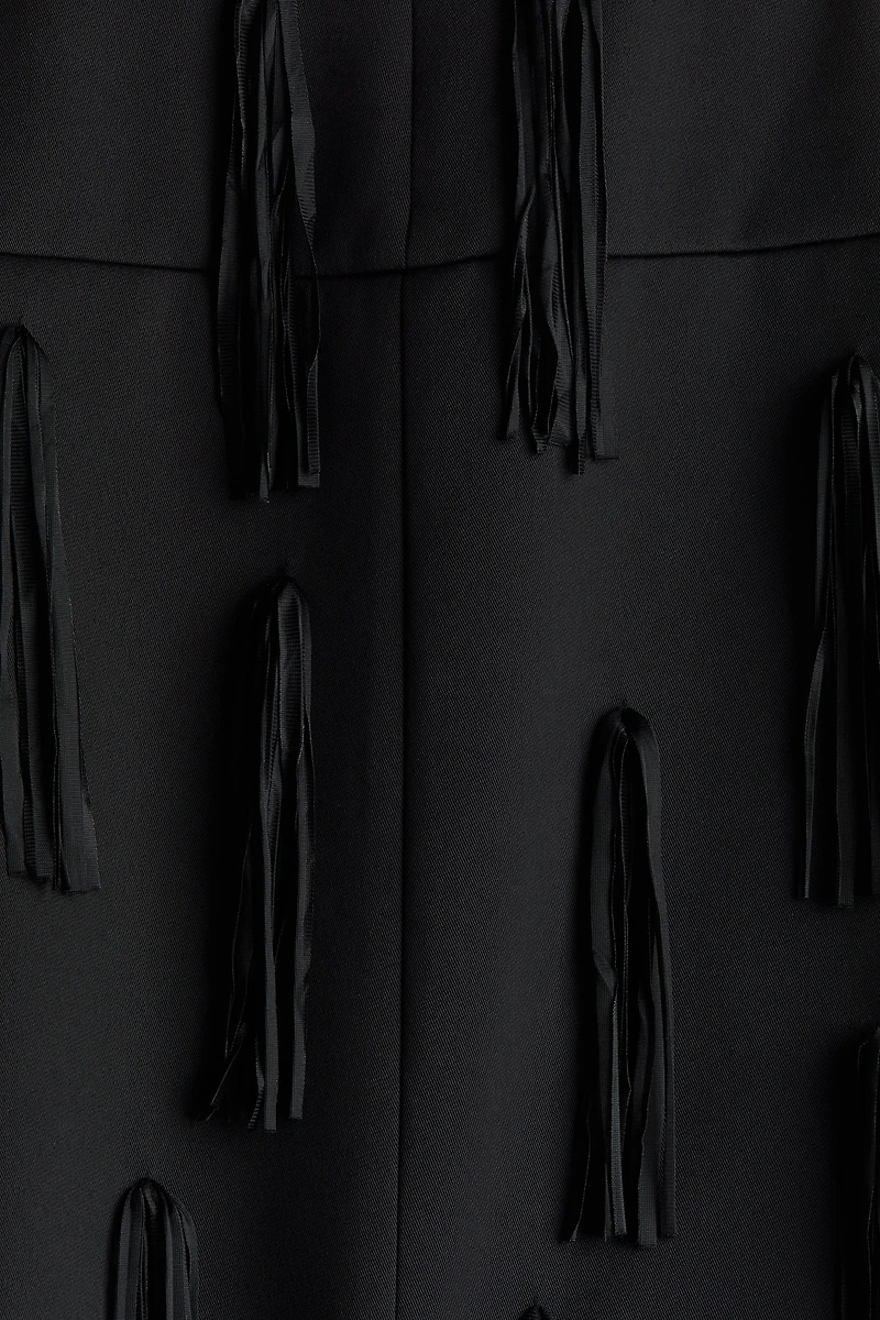 Veste frangée