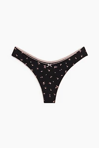 5-pack Cotton Thong Briefs