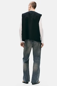 Jean décontracté coupe bottillon