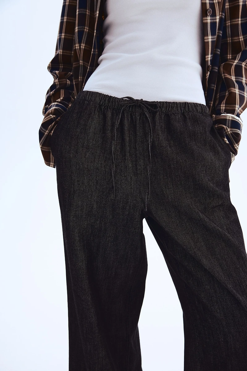 Pantalon en denim doux et léger