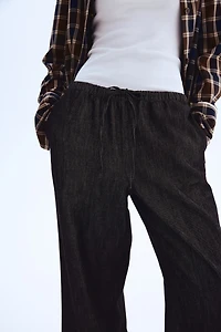 Pantalon en denim doux et léger