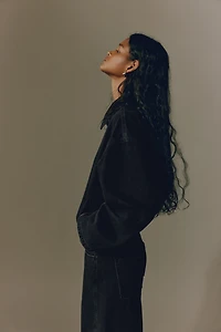 Denim Jacket with Collar