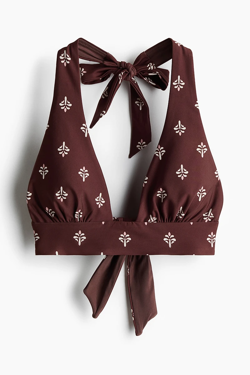 Padded Halterneck Bikini Top