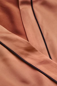 Robe de chambre en satin