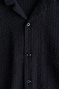 Chemise en crépon de coton