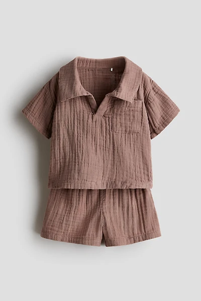 2-Piece Cotton Muslin Set