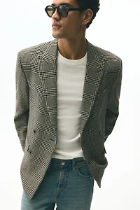 Veste décontractée en laine mélangée