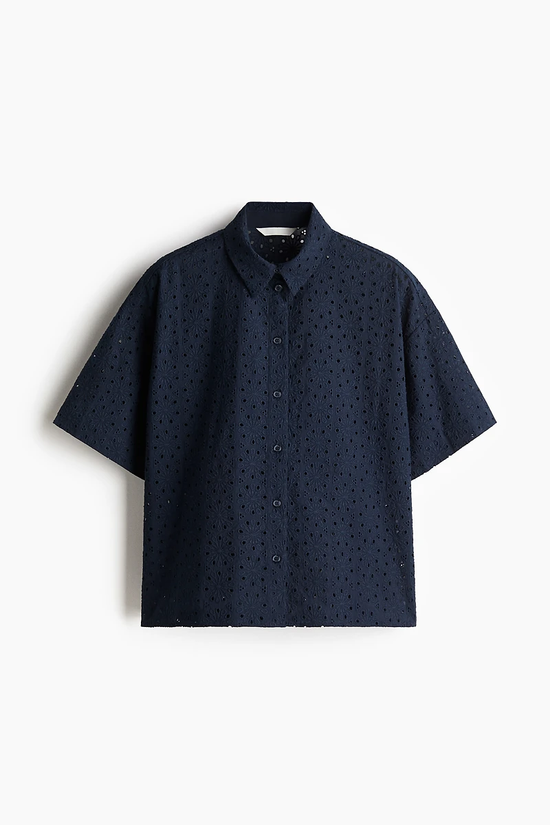 Eyelet Embroidered Shirt