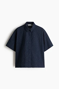 Eyelet Embroidered Shirt