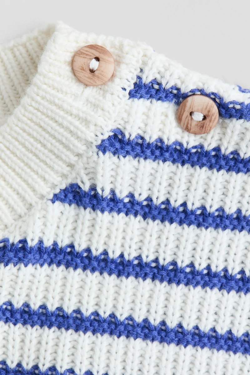 Rib-Knit Cotton Sweater