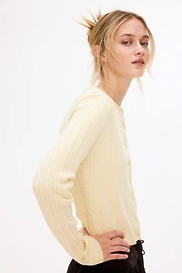Cable-Knit Cardigan