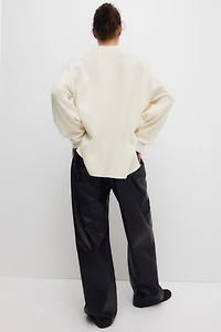 Chandail MAMA avec fentes latérales au bas