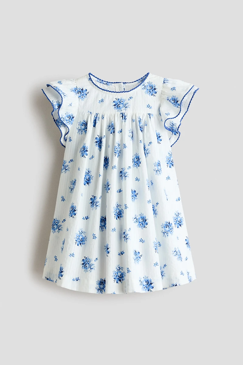 Cotton Seersucker Dress