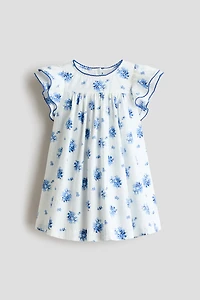 Cotton Seersucker Dress