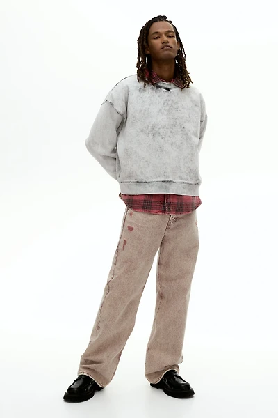 Chandail délavé coupe très grande