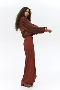 Wide-Leg Jersey Pants