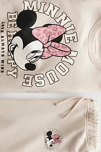 2-Piece Printed Sweatshirt and Joggers Set