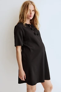 MAMA Bow-Detail Shift Dress