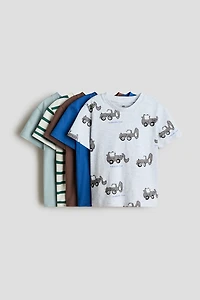 Lot de 5 T-shirts en jersey