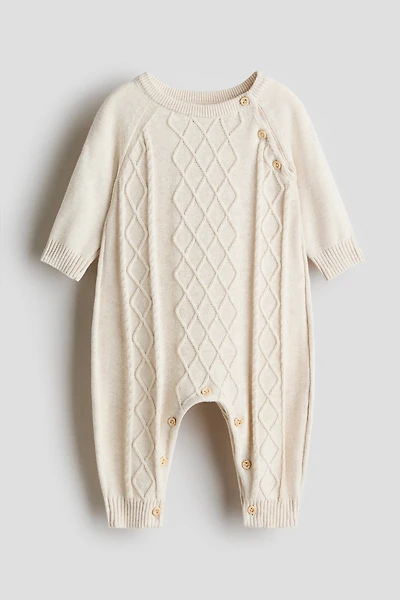 Cotton-Knit Jumpsuit