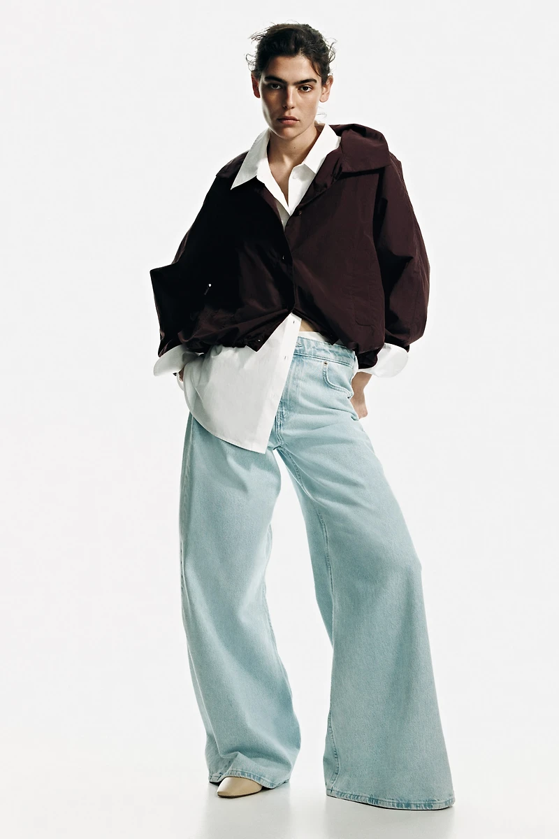 Veste ample à effet bouffant au bas