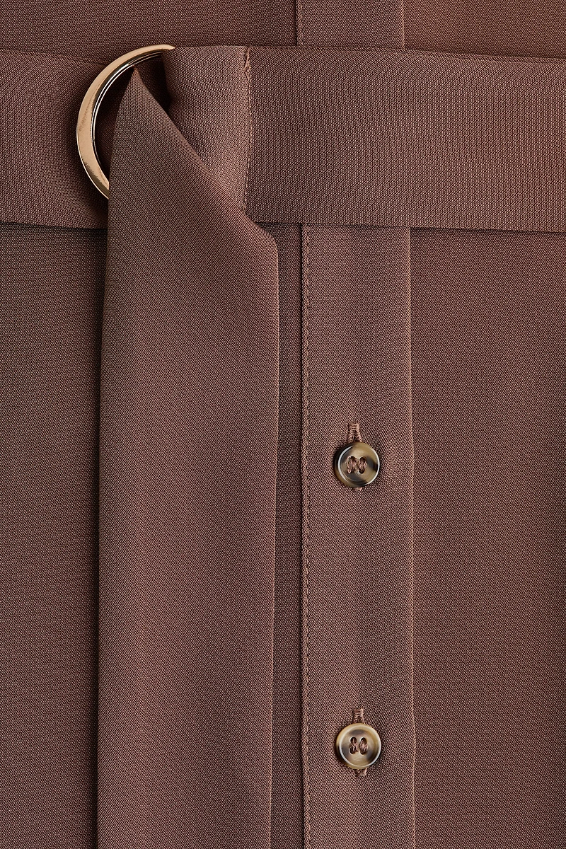 Shirt Dress with Belt