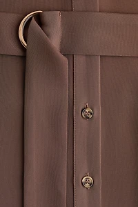 Shirt Dress with Belt