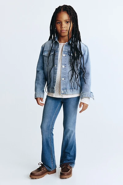 Superstretch Flared Leg Jeans