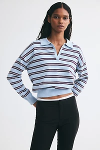 Polo en tricot fin