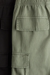 Twill Cargo Shorts