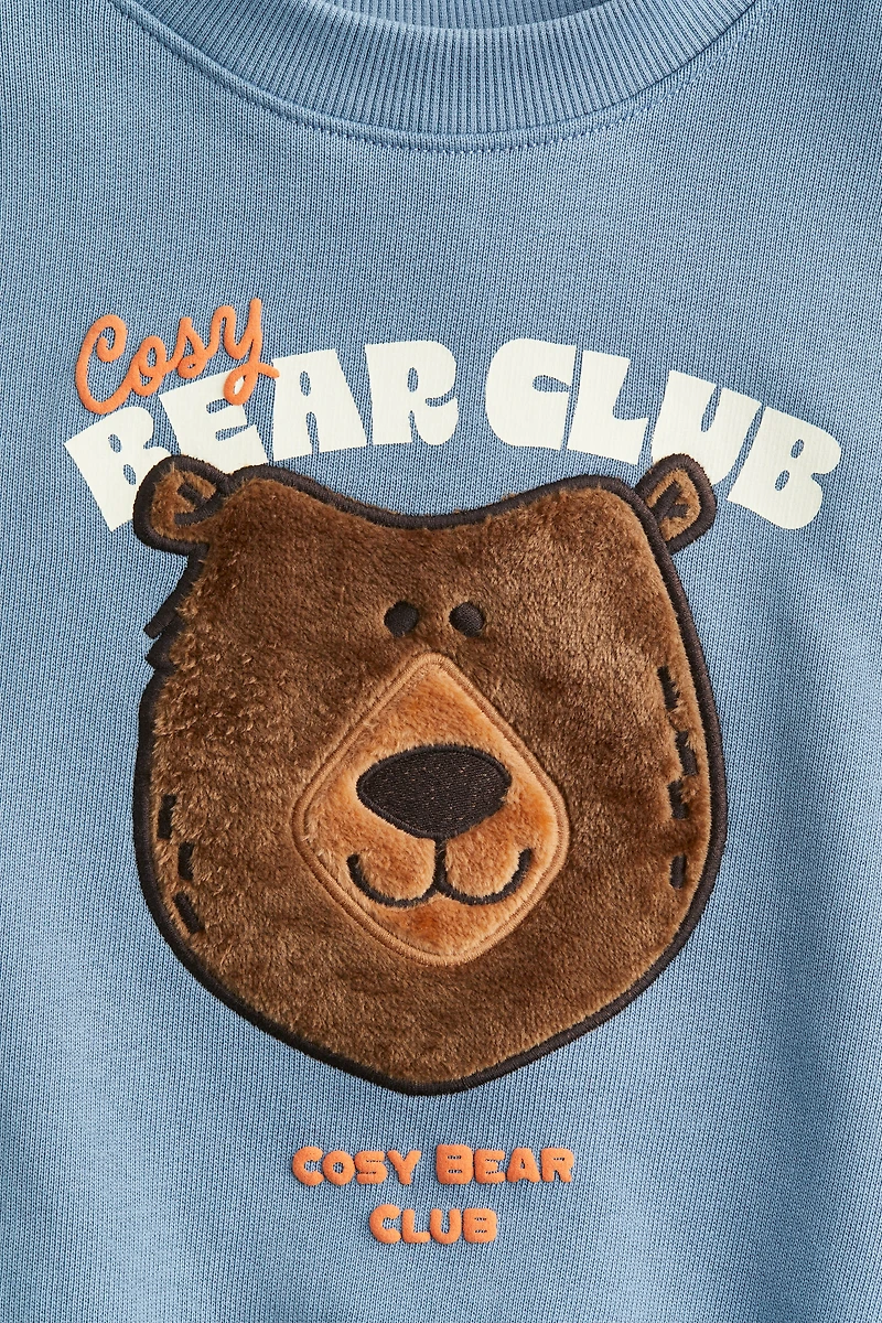 Printed Crewneck Sweatshirt