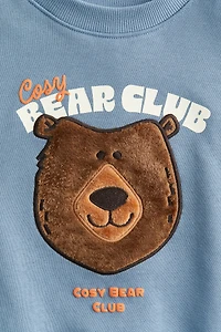 Printed Crewneck Sweatshirt