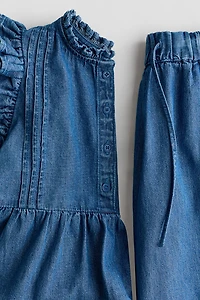 2-Piece Cotton Denim Set