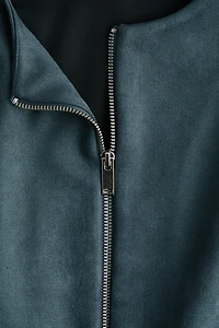 Oversized Jersey Jacket