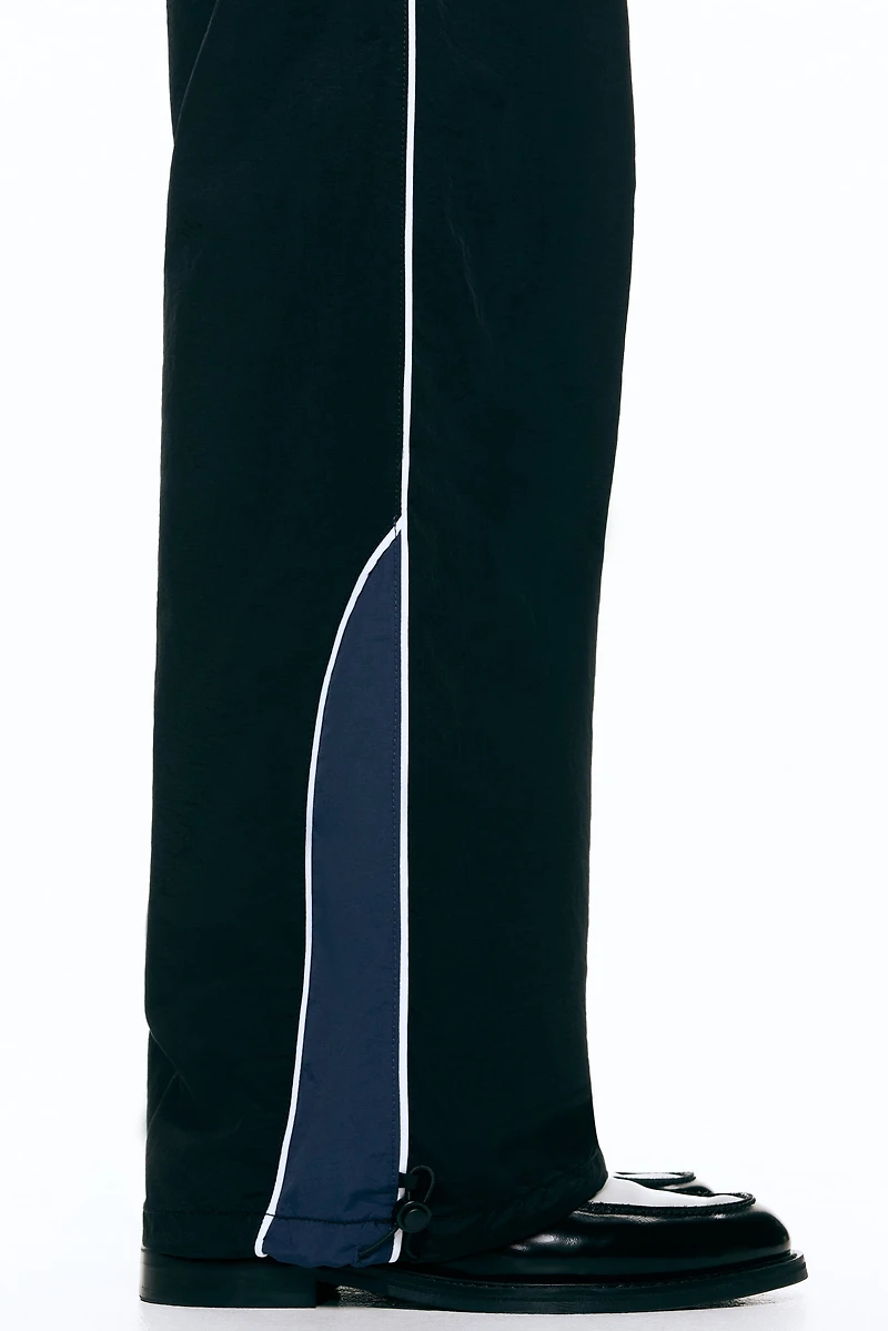 Loose-Fit Nylon Track Pants