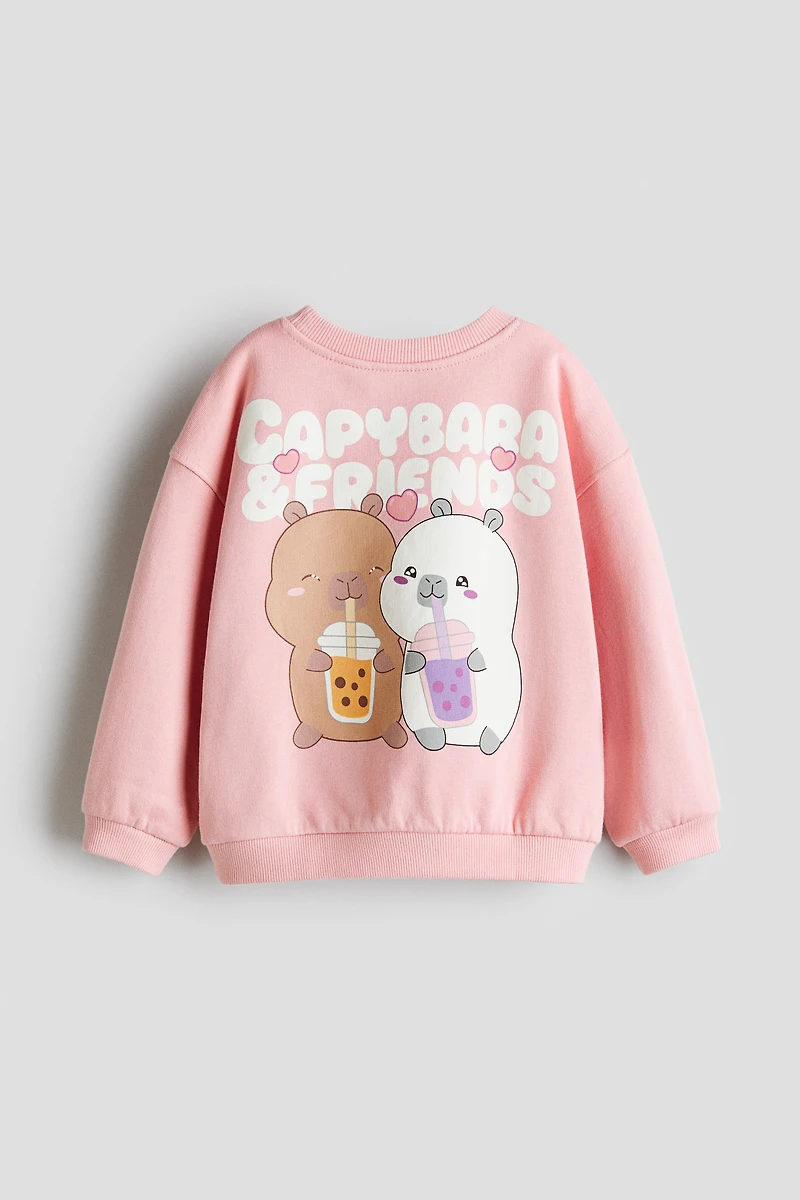 Sweatshirt with Motif
