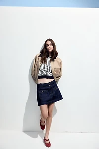 T-shirt en fin tricot