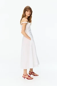 Layered Poplin Dress