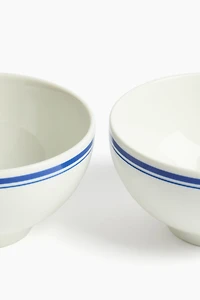 Lot de 2 petits bols en porcelaine