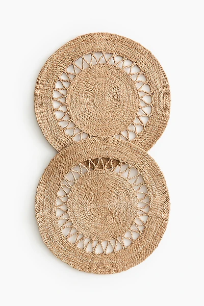 2-pack jute place mats