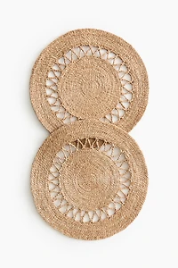 2-pack jute place mats