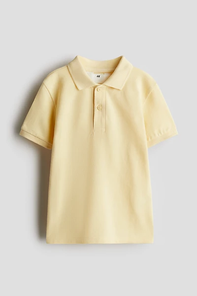 Cotton Pique Polo Shirt